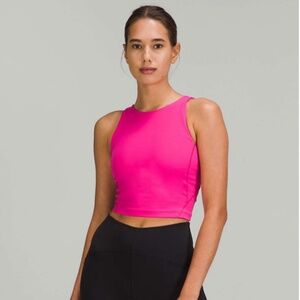 Lululemon Align High Neck Tank Top in Sonic Pink Size 8
